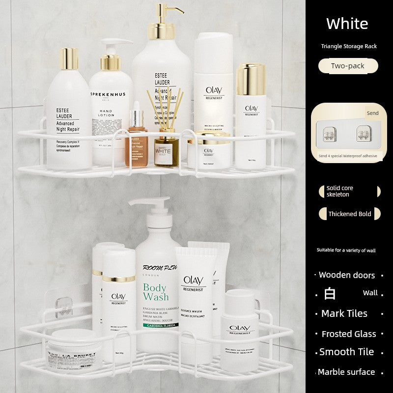 Punch-Free Wall Hanging Washstand Cosmetic Shelf