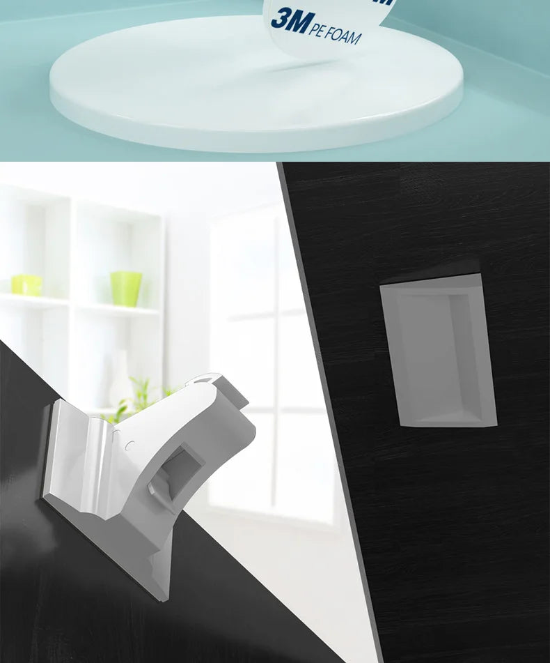 Protective Magnetic Safety Lock Invisible Child Baby Anti-pinch Hand Drawer Cabinet Latch Magnetic Lock Cabinet Door Lock