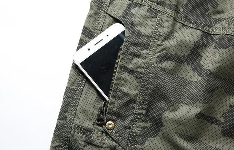 Male Short Pants Hiking Blue Camouflage Men's Cargo Shorts Camo Designer Jorts Streetwear Comfortable Y2k Clothing Young On Sale