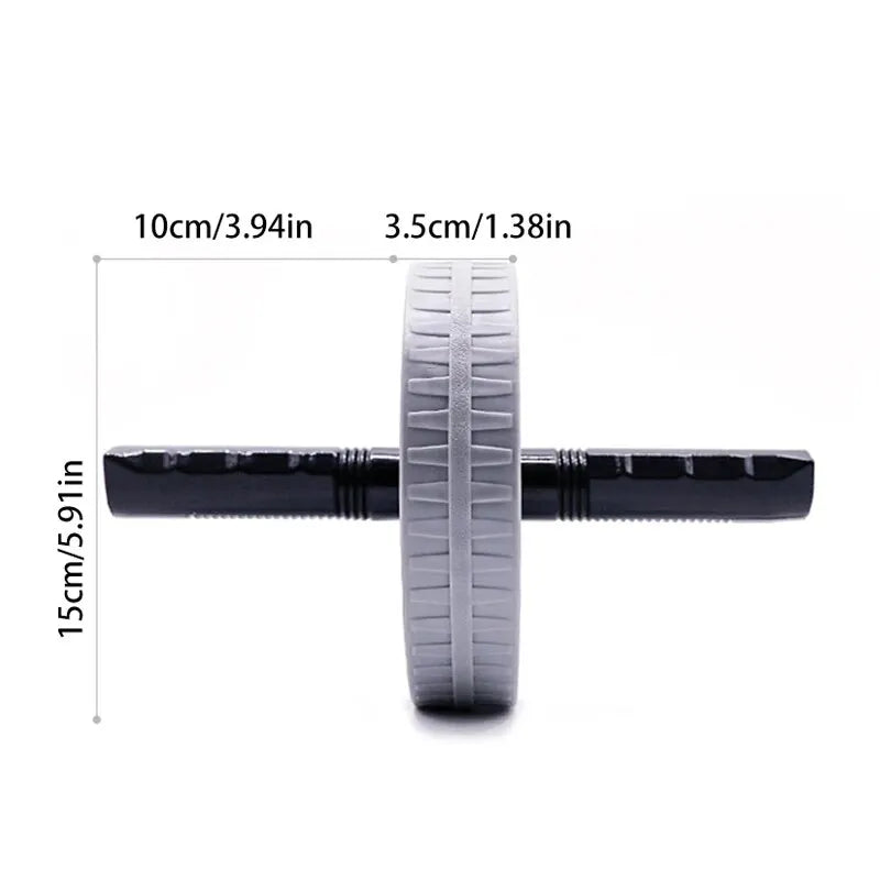 Abdominal Exercise Wheel For Workout Body Building,  1 Pc Household Silent Abdominal Workout Roller, Waist & Tummy Slimming
