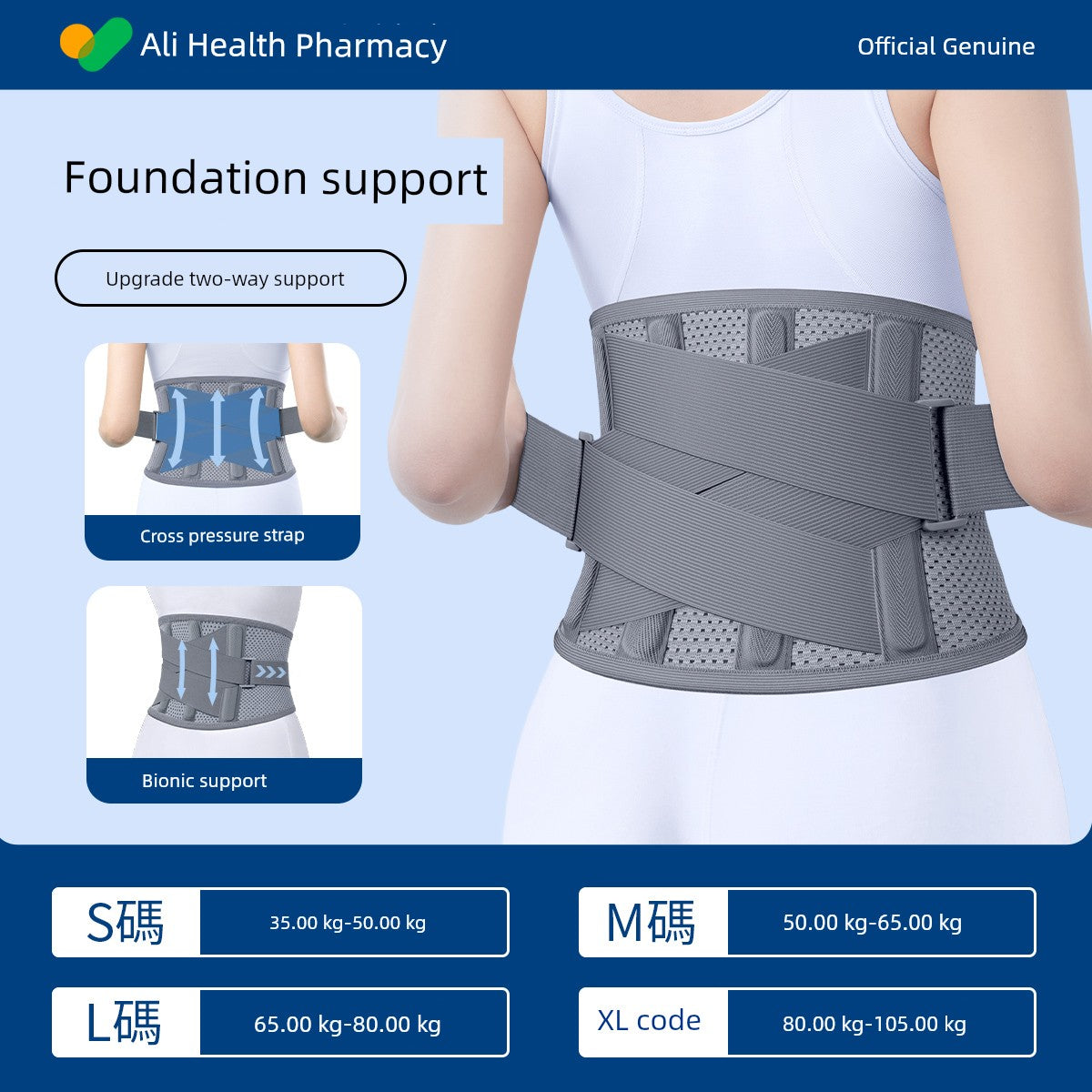 Breathable Long-Sitting Handy Gadget Medical Waist Supporter