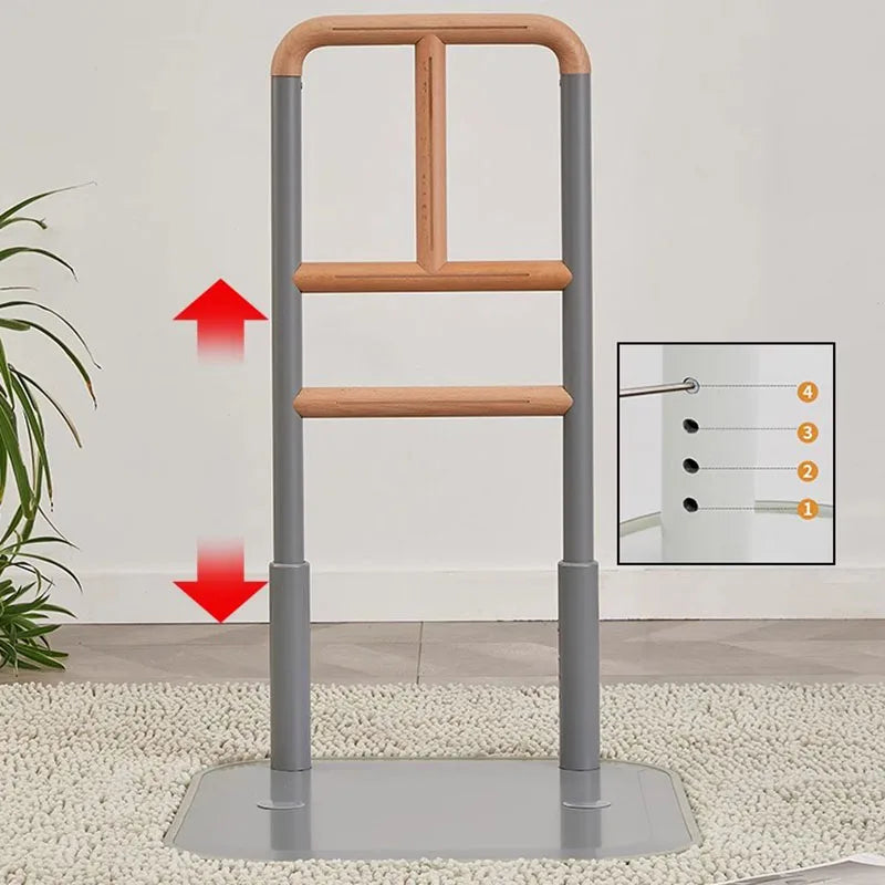 Auxiliary Getting Up Device Safely Elderly Punch-free Bedside Handrail Senior Bed Rail Guardrail Help Frame Kryjte Se Getting Up
