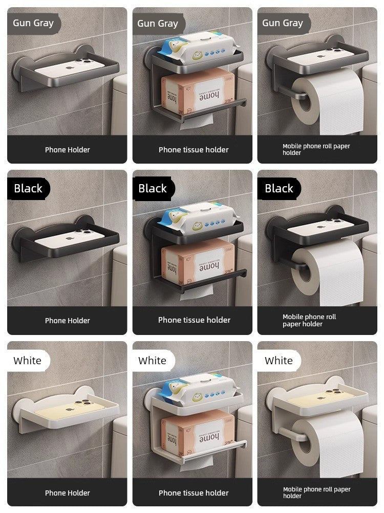 Bathroom Storage Rack Wall Hanging Waterproof Tissue Box
