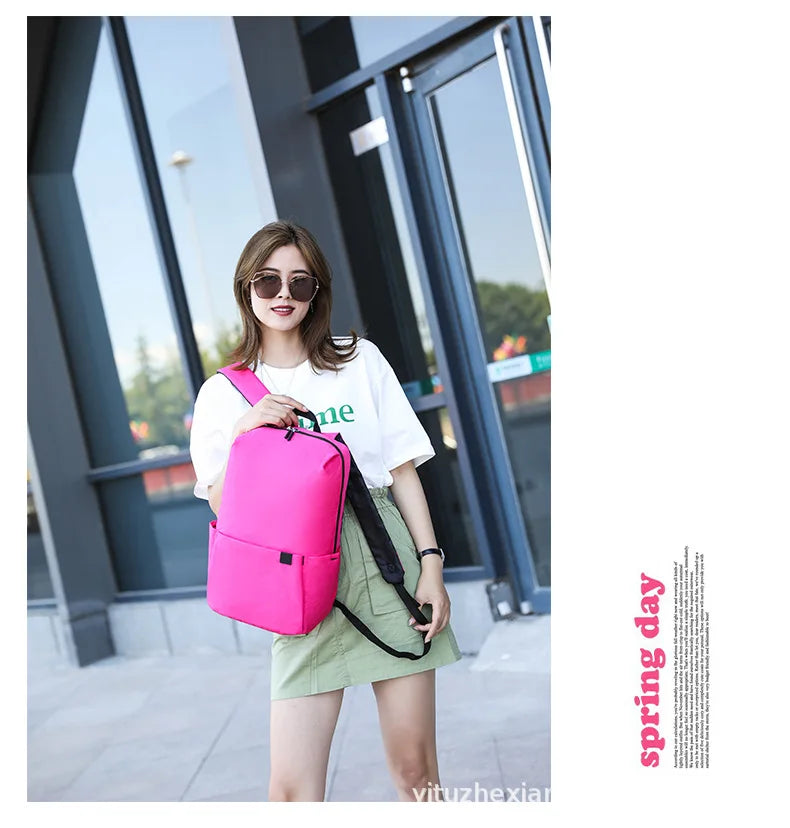 New Sports Backpacks for Unisex 10L Outdooor High Capacity Oxford Waterproof College Backpack Women Men Travel School Bags