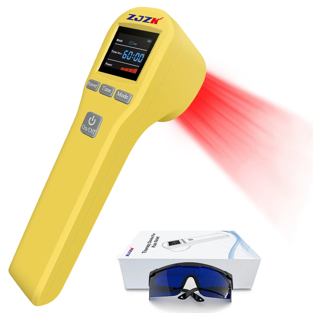 Deep tissue cold laser therapy device professional horse dogs cats health care tool for pain relief 808nm 650nm 880mW 20 diodes