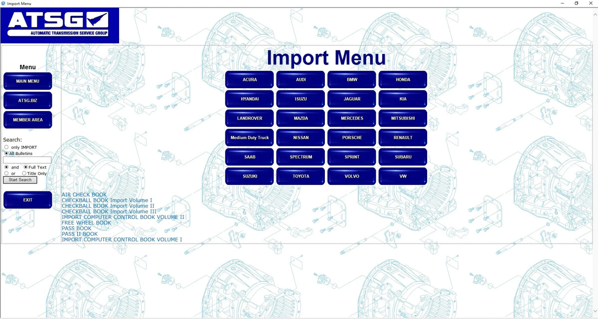 Newest ATSG 2017 Auto Repair Software Automatic Transmissions Service Group Repair Information Atsg Manual Diagnosis Unit Failur