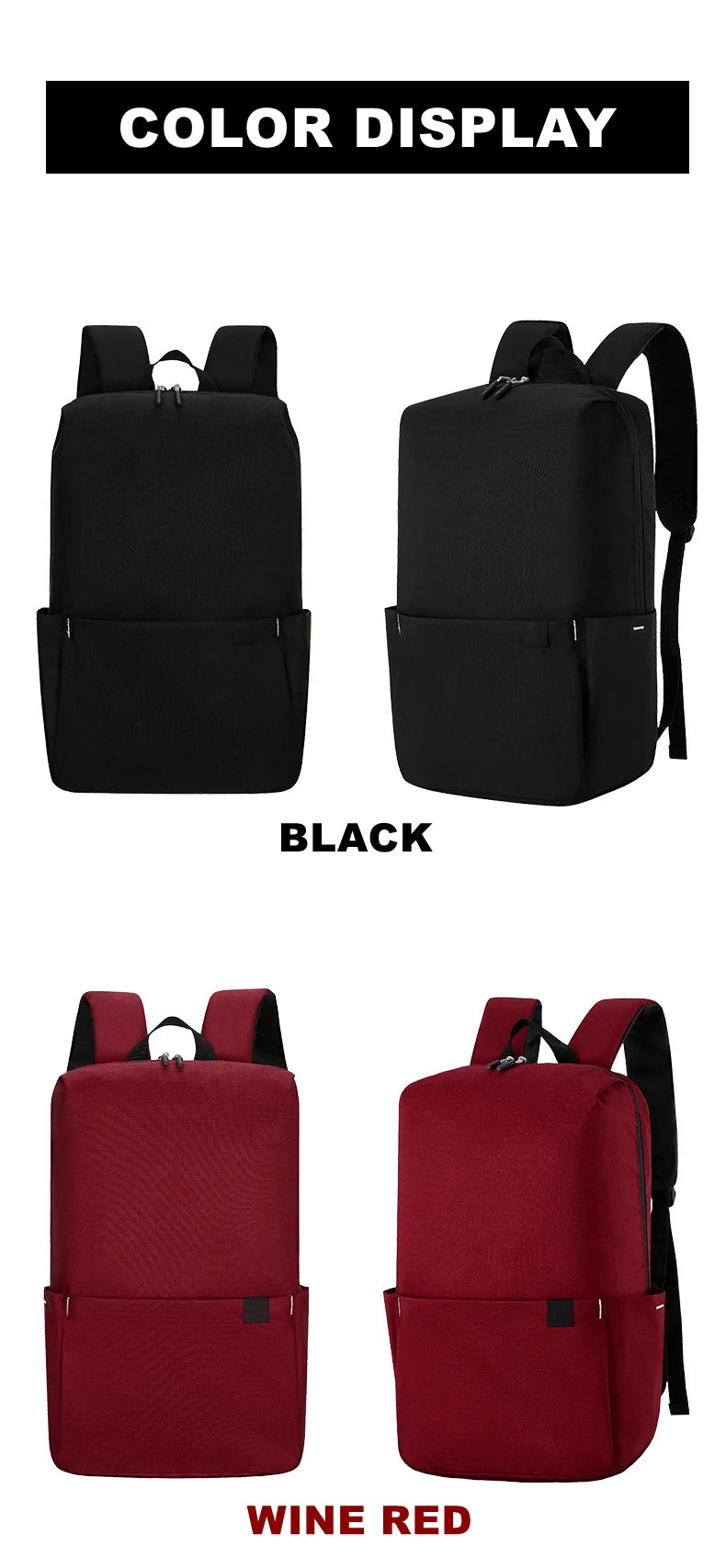 New Sports Backpacks for Unisex 10L Outdooor High Capacity Oxford Waterproof College Backpack Women Men Travel School Bags