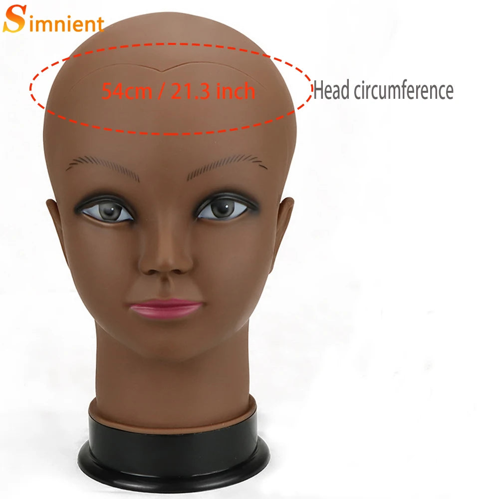 Mannequin Head With Tripod For Making Wig Hat Glasses Mask Display Cosmetology Manikin Head For Makeup Practice Wig Install Kit