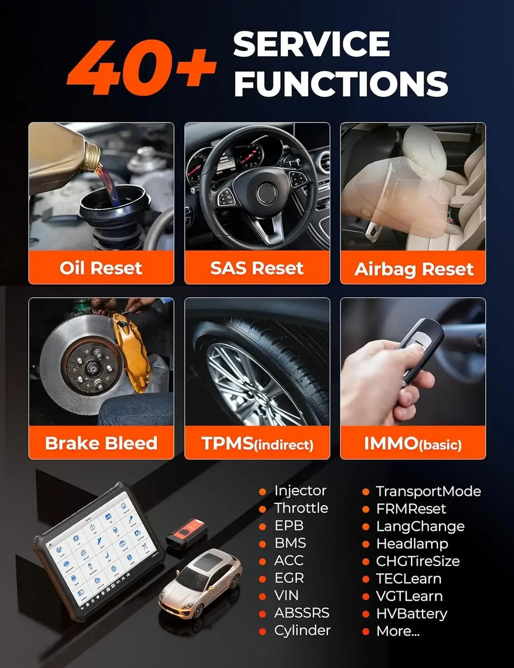 OTOFIX D1 PROS Car Diagnostic Tool Support ECU Coding And 40 Services