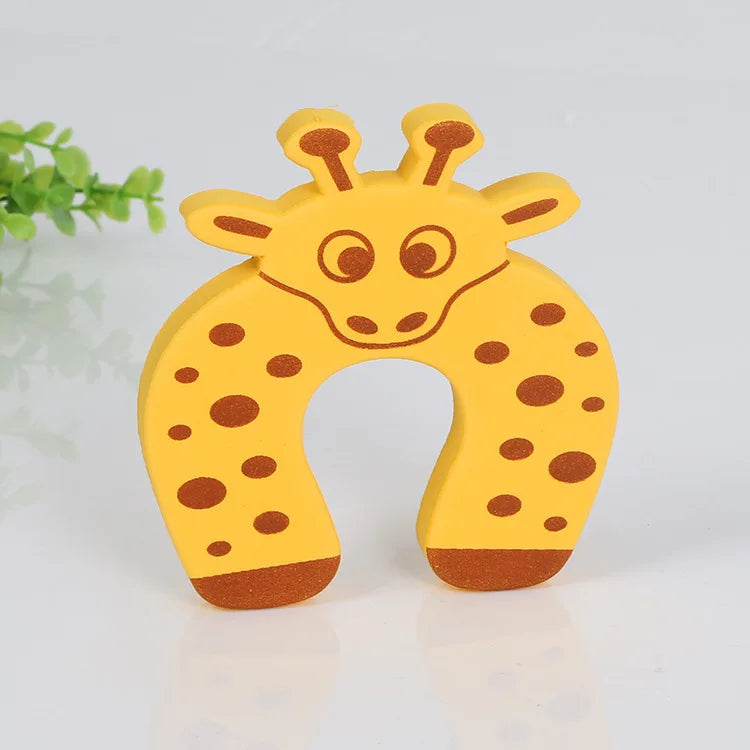 Children Doorstop Door Clip Soft Foam Door Stopper Holder EVA C Shape Kids Doorstops Baby Safety Locks Finger Security Protecter