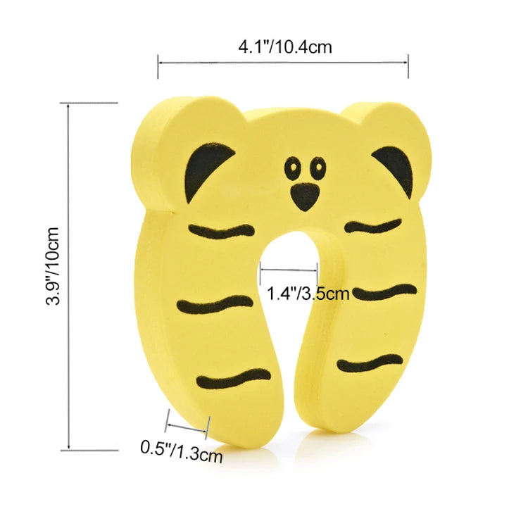 Children Doorstop Door Clip Soft Foam Door Stopper Holder EVA C Shape Kids Doorstops Baby Safety Locks Finger Security Protecter