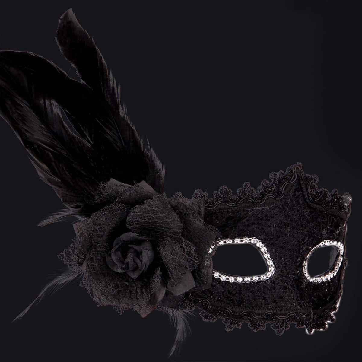 Carnival Masquerade For Women's Faux Feather Party Face Mask Novelty Halloween Christmas Easter Cosplay Party Prom Mask