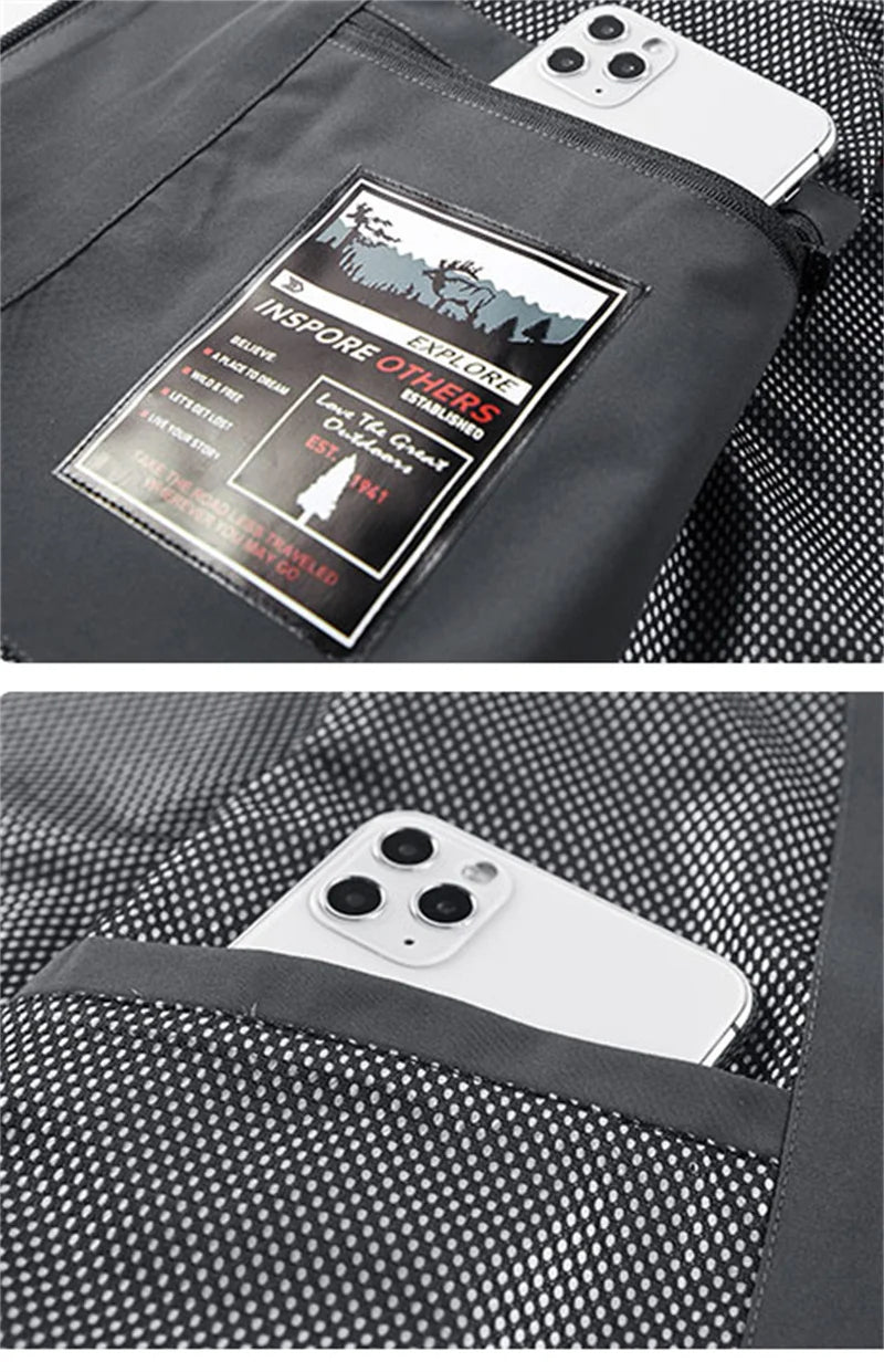 Top Quality Outdoor Professional Reflective Vests Men Summer Multi-pocket Zipper Light Casual Hiking Fishing Cycling Safety Vest