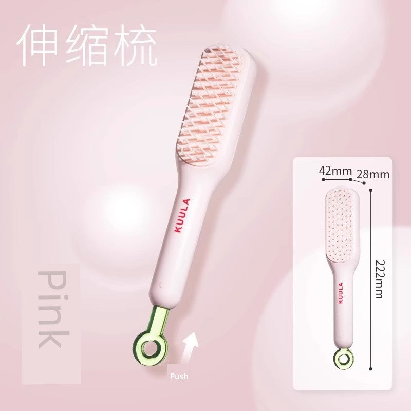 Telescopic Massage Comb Hair Dye Comb Hair Scalp Cleaning Hairdressing Comb Anti-Static Shunfa For Home One-Click Good-looking