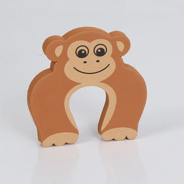 Children Doorstop Door Clip Soft Foam Door Stopper Holder EVA C Shape Kids Doorstops Baby Safety Locks Finger Security Protecter