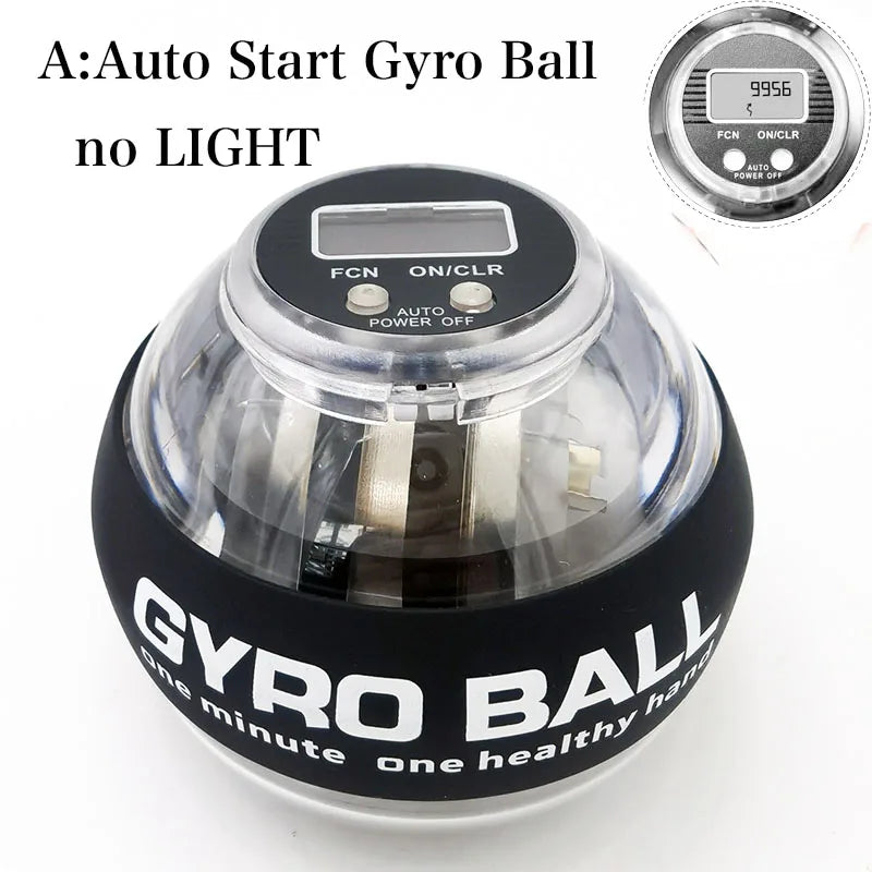 Auto Counter Gyro Ball Wrist Power led Gyro Ball Wrist Power Ball for Forearm Gyro Wrist Exerciser Strengthen Arm gym workout