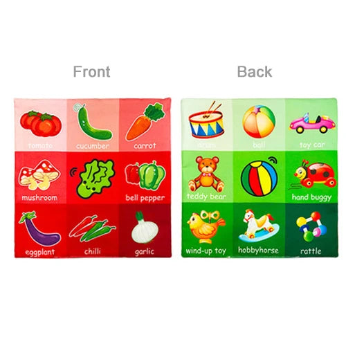 Baby Toys For Newborn Soft Cloth Book 0-24 Months Kids Learning Educational Black/White Cognition Rustle Sound Newspaper