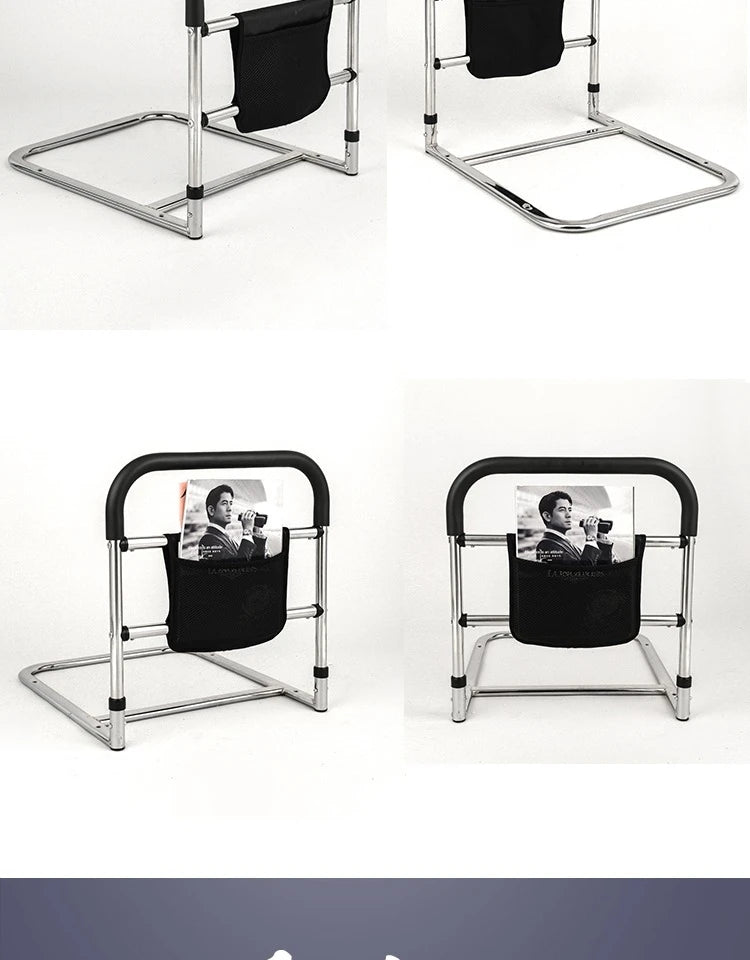 Senior Bed Rails Firm Handrails Beside Bed Assistor Elderly Bed Guardrail Free Storage Auttakaa Minua Bag Wake-up Booster