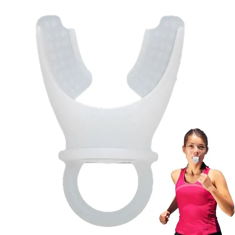 Respiratory Muscles Trainer Portable Lightweight Lung Exerciser Compact Silicone Breathing  Muscle Trainer Exercise Device