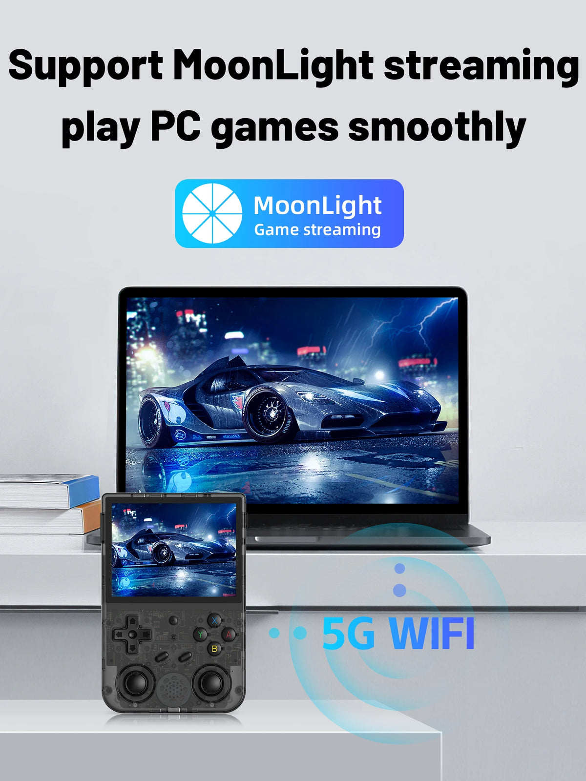 RG353VS Handheld Game Players 3.5-inch IPS Touch Screen Portable Video Console Linux System Android 11