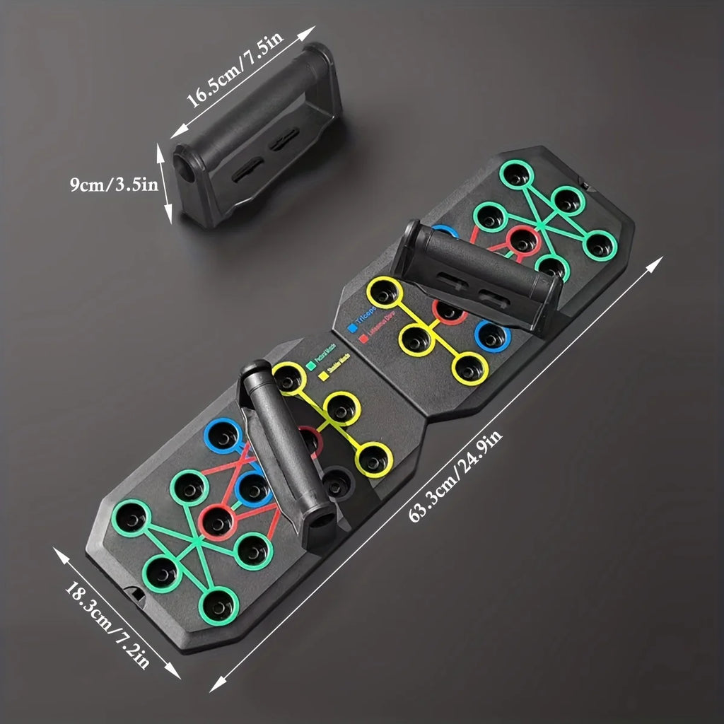 Multifunctional 28-Hole Push-Up Board Portable Push Up Fitness Equipment Strength Multiple Angles Gym Training Equipment