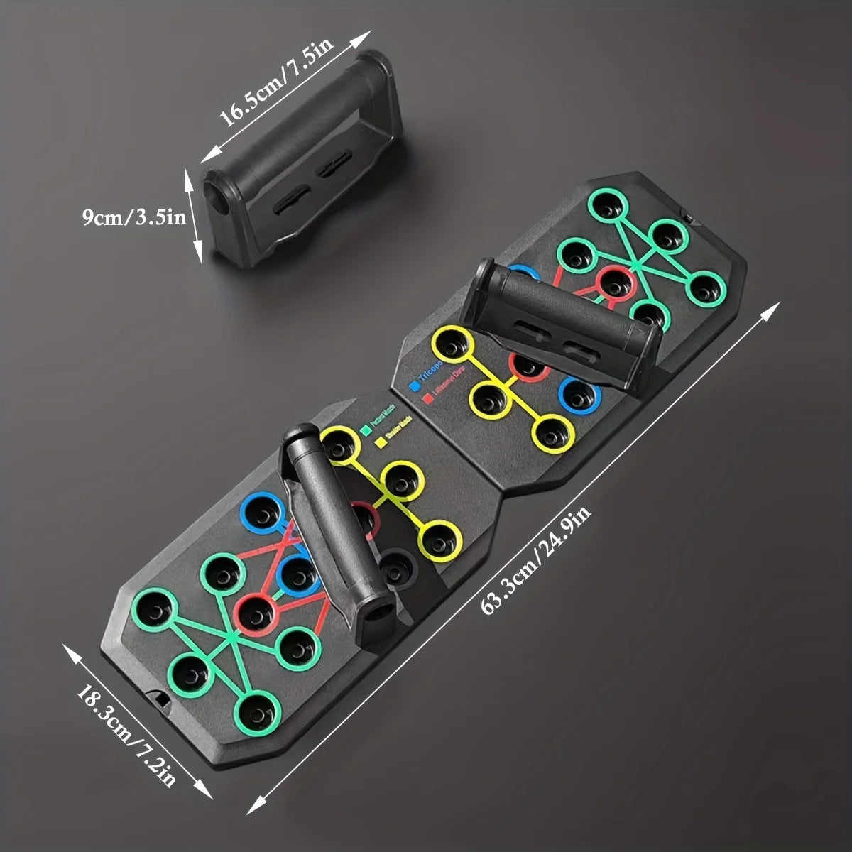 Multifunctional 28-Hole Push-Up Board Portable Push Up Fitness Equipment Strength Multiple Angles Gym Training Equipment