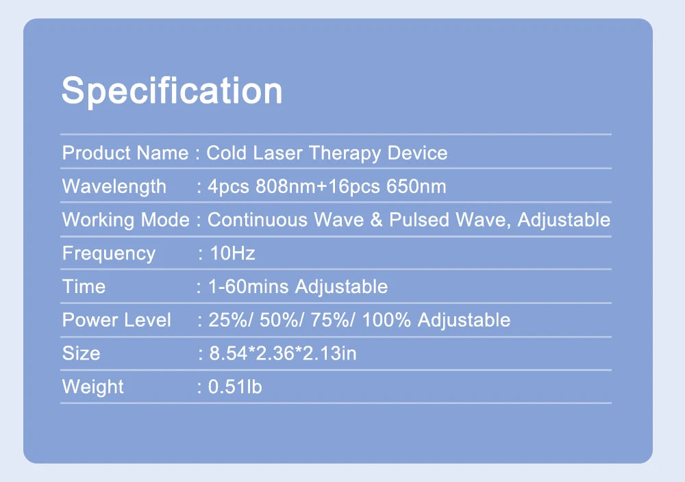 Deep tissue cold laser therapy device professional horse dogs cats health care tool for pain relief 808nm 650nm 880mW 20 diodes