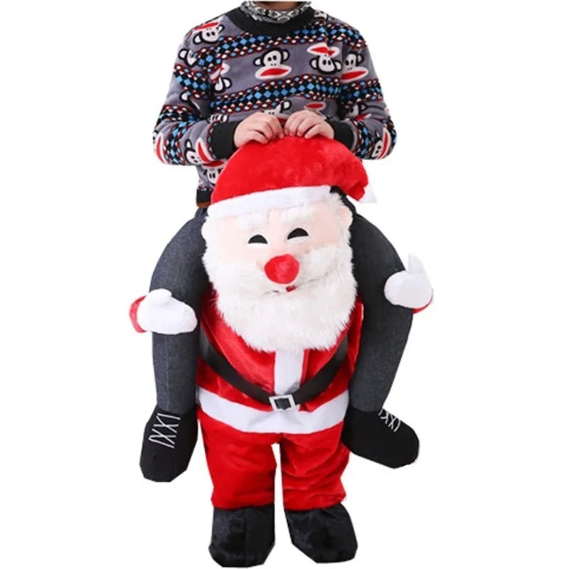 Novelty Funny Personality Animal Fake Legs Magic Pants Spoof Clothes Ride On Me Woman Men Christmas Halloween Costume Only Pants
