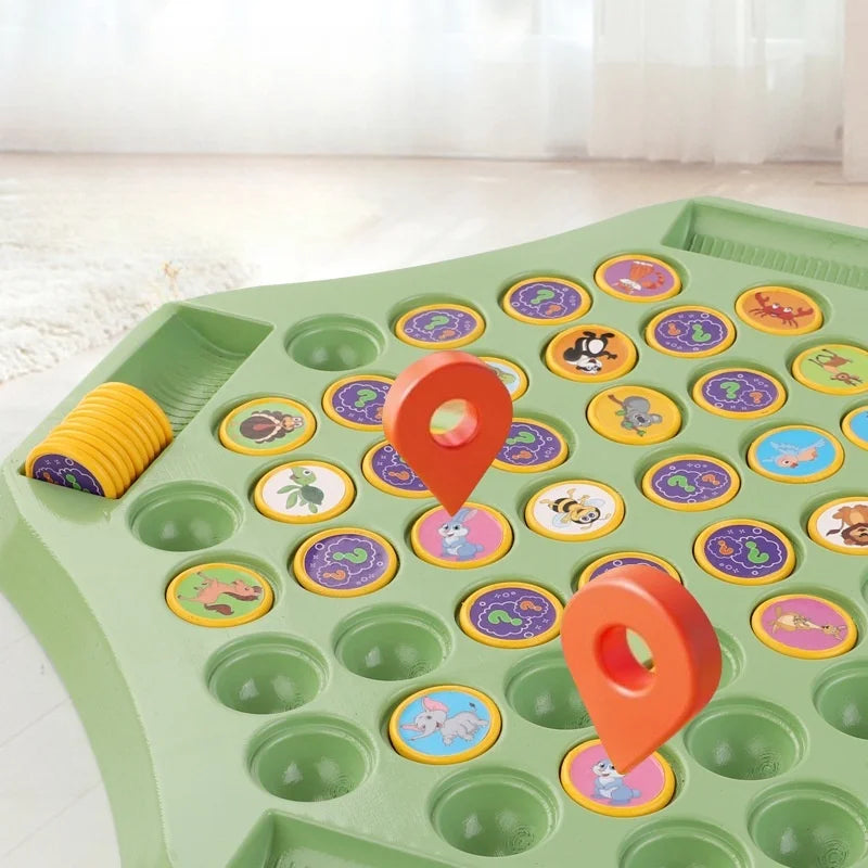 Animal Fruit The Board Game Logical Thinking Cognitive Learning Memory Matching Chess Classic Strategy Board Game