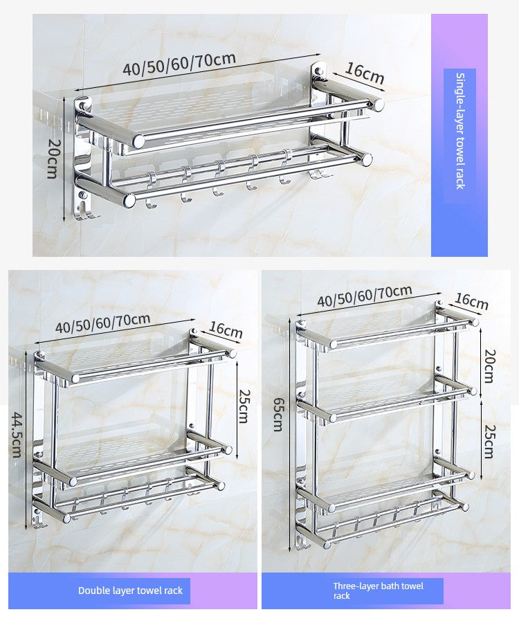 Punch-Free Draining Stainless Steel Wash Table Rack
