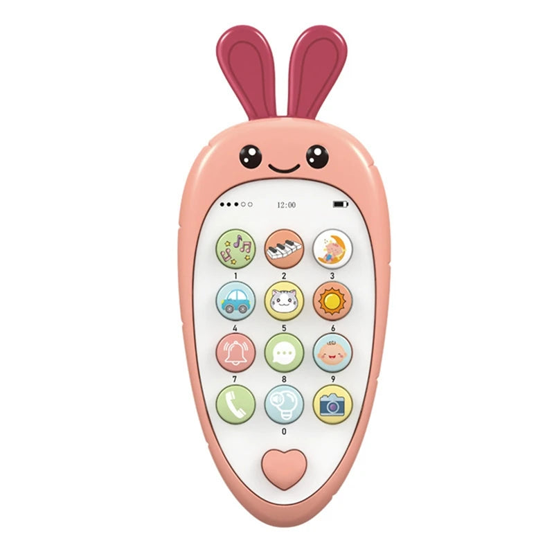 Baby Cell Phone Toy With Early Education & Music, Learning Educational Fake Phone For Kids, Sensory Toy For Kids