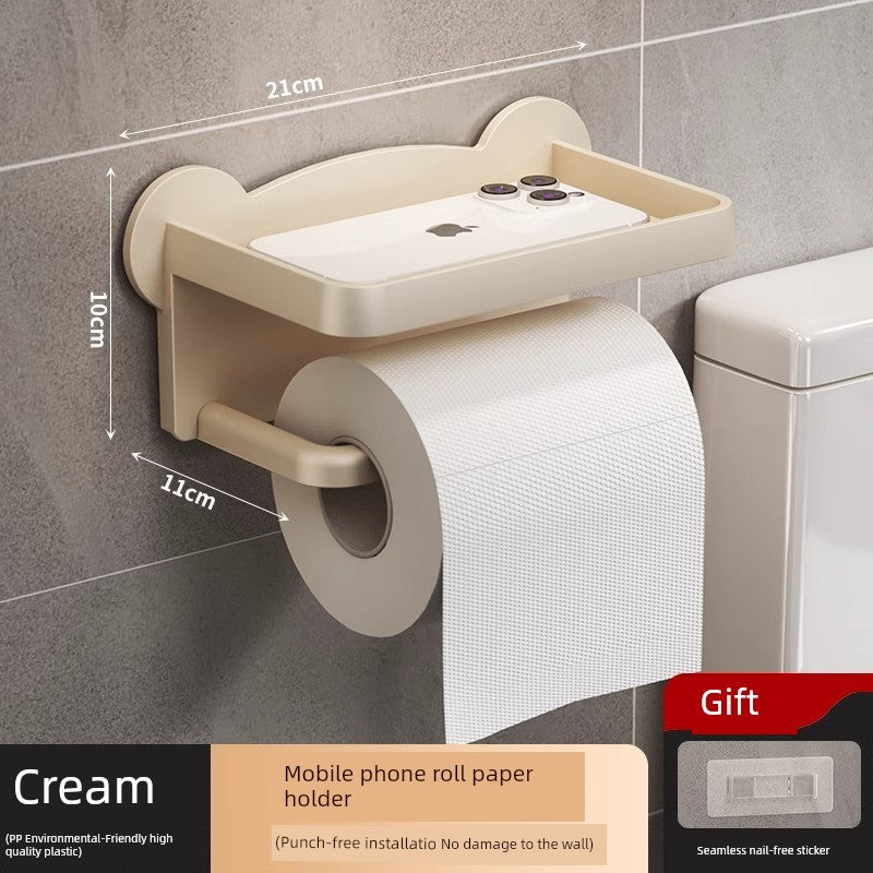 Bathroom Storage Rack Wall Hanging Waterproof Tissue Box