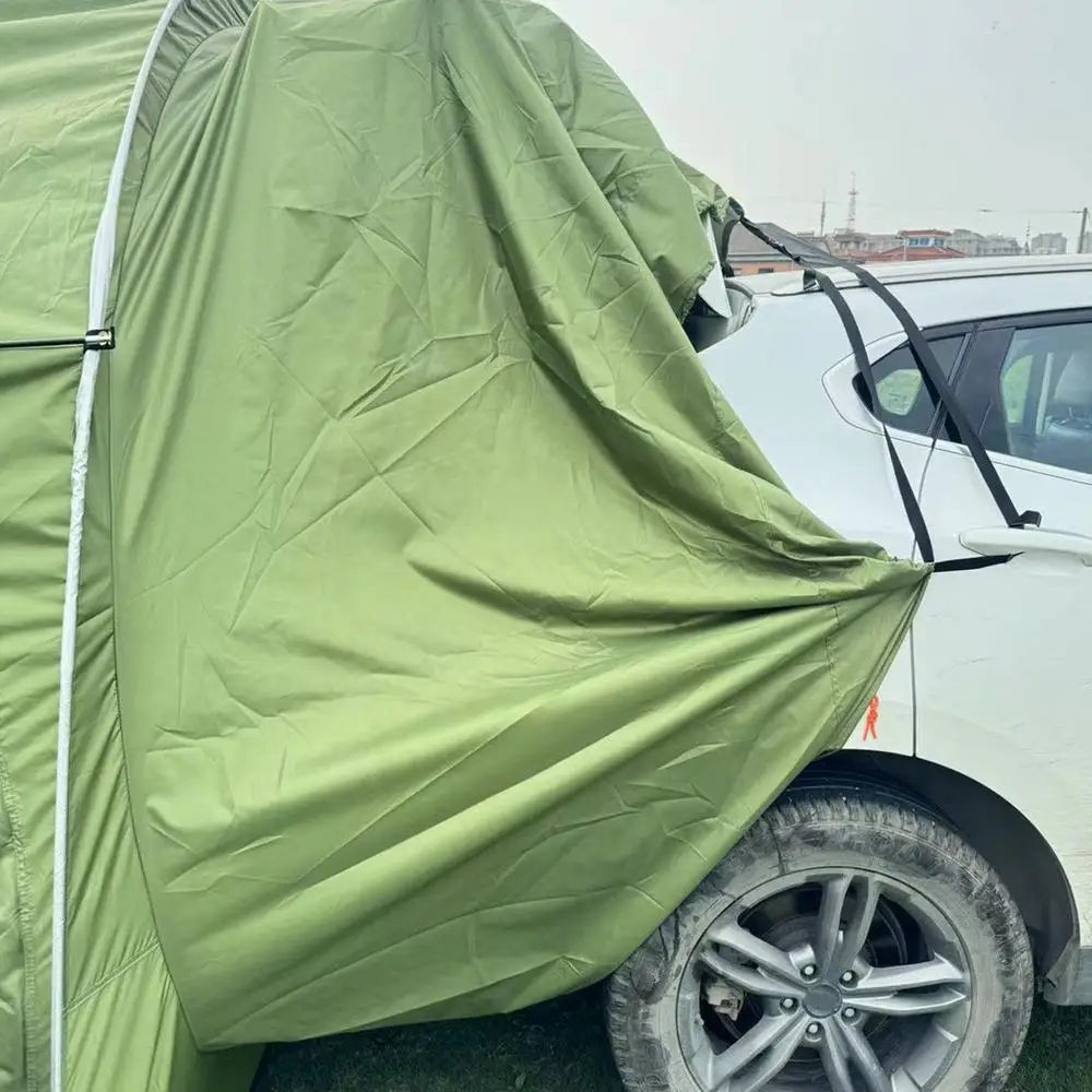 SUV Tent For Camping SUV Tent Camping Tarp With Awning Car Tailgate Shade Awning Tent For Camping SUV Camping Tent For Van MPV