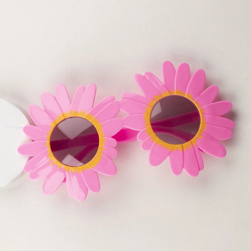 Funny Crazy Party Dress Glasses Sunflower Shape Sunglasses Accessories Novelty Costume Party Carnival Glasses Event Decoration