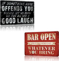 Iron Painting Retro Art Bar Logo Decoration Fun Home Open Metal Men's Cave Gifts Indoor and Outdoor