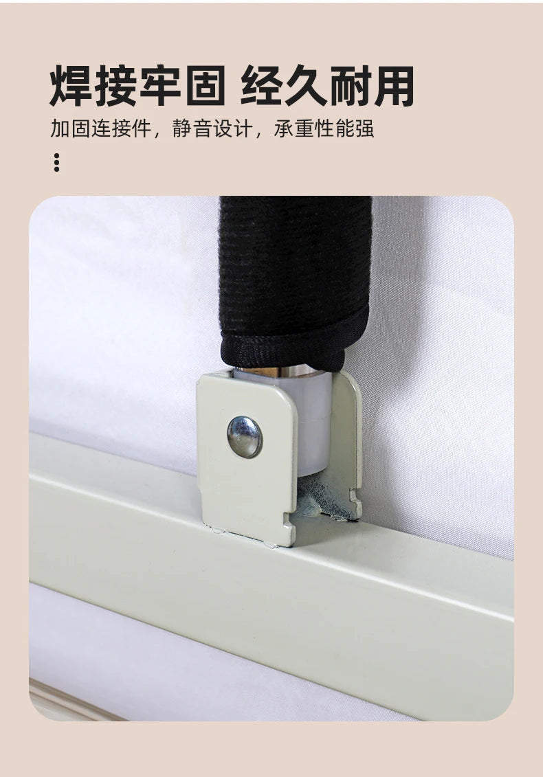 Foldable Senior Bed Rails Guardrail Elderly Get Up Assistor Children's Anti-falling Kryjte Se Single-sided Bedside Handrail