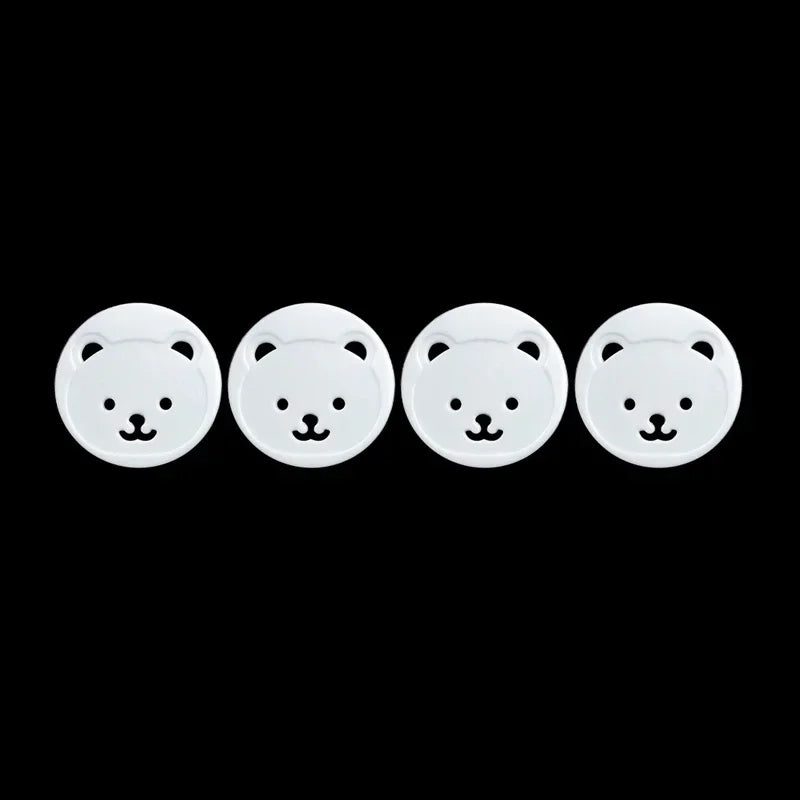 4/8pcs Twin Jack Power Socket Protection Covers Anti-electric Shock Switch Safety Plug Protective Cover Baby Safety Supplies