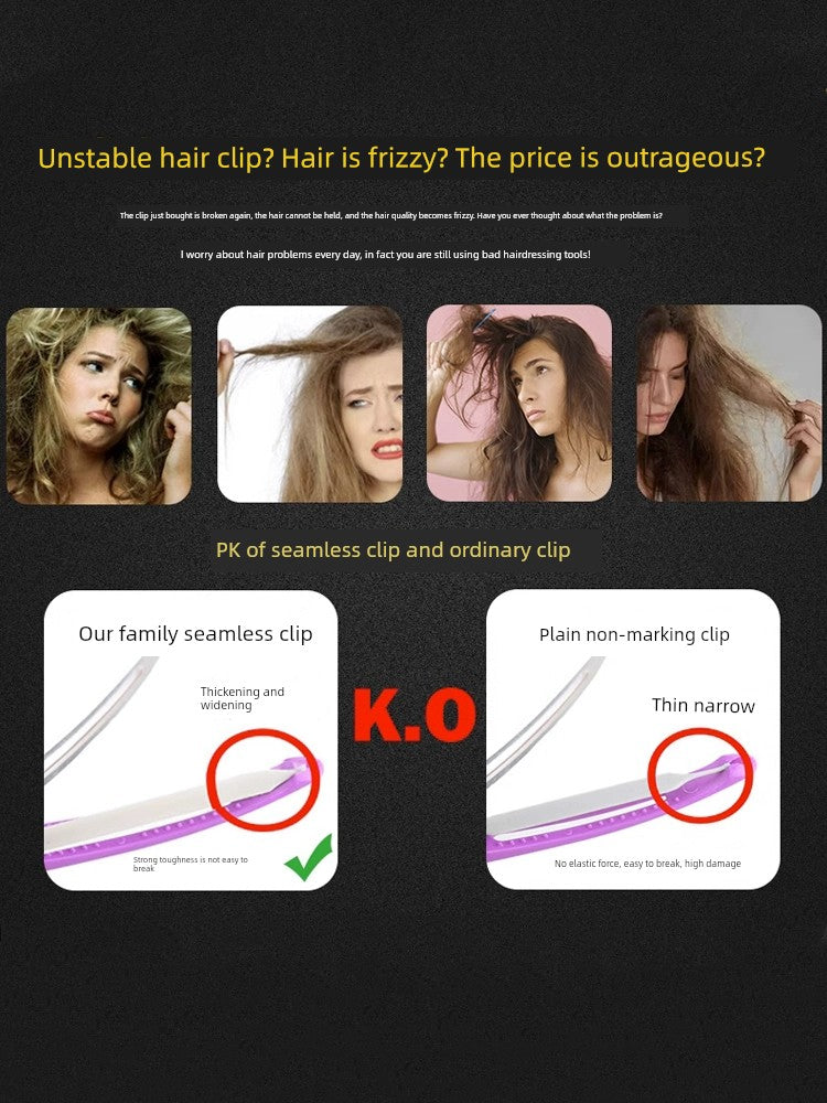 South Korea Seamless Bangs Duckbill Clip Hairdressing