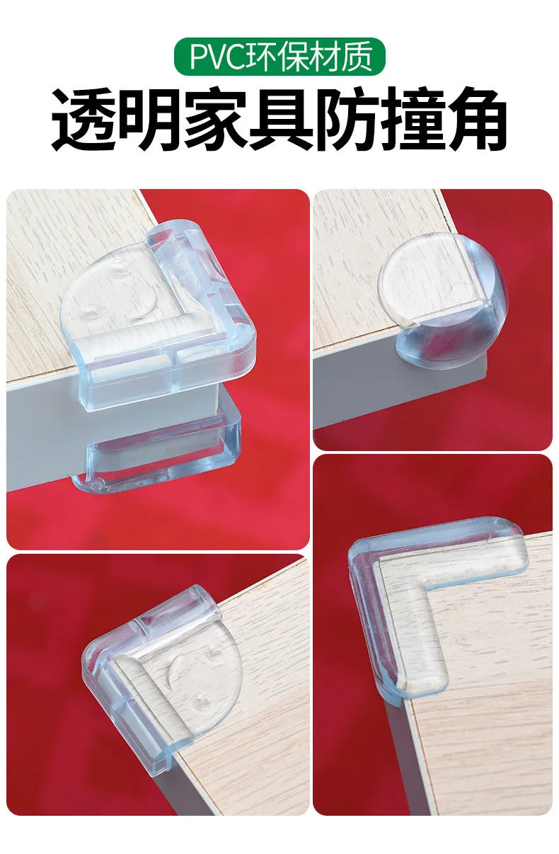 Anti-collision Edge Corners for Kids Baby Silicone Safety Protector Table Protection Saftey PVC Table Protector