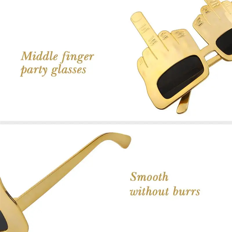 Glasses Sunglasses Finger Middle Funny Party Novelty Kid Sunglasses Eyeglasses Adults Favors Fun Eye Crazy Decorations Silly