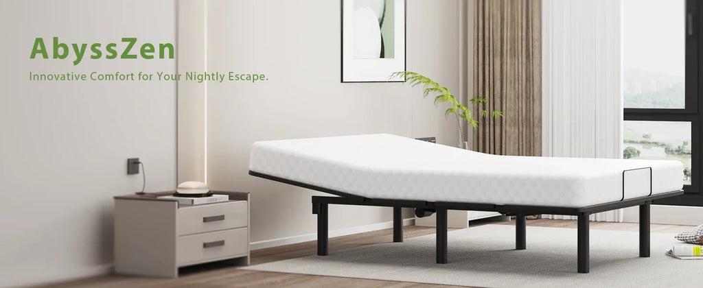 Adjustable Bed Base with one Bed Assist Rail for Seniors, Premium Quiet Motor, Anti-Snore, Zero Gravity, Memory Pre-Sets, Wirele