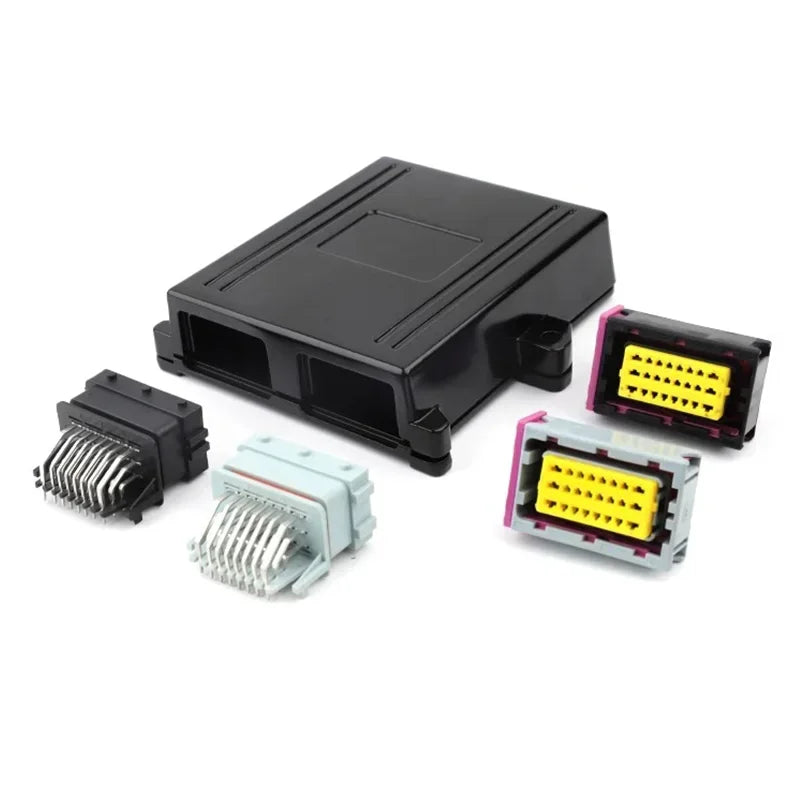 1/5sets ECU Car Controller Circuit Board Matching Aluminum Alloy Shell Box Plug Automotive Motor Auto Connector 48P