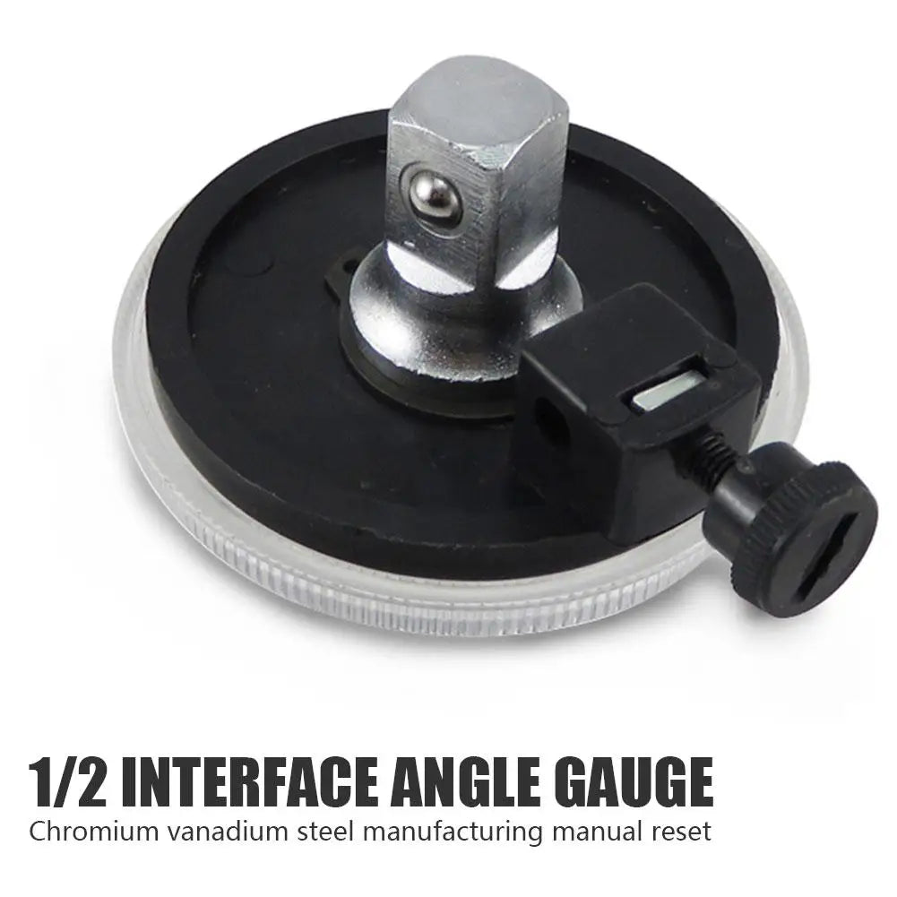 2024 NEW Torque Wrench Torquemeter Dial Hand Tool Calibrated In Degrees Auto Service Equipment Automotive Tools