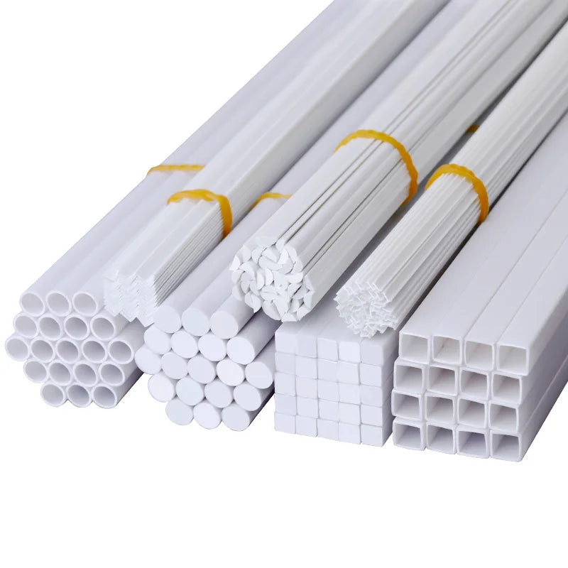 20pcs DIY Model Making ABS Architcture Building Materials Layout Toys Handmade Kits 50cm Students' Graduation Design Materials