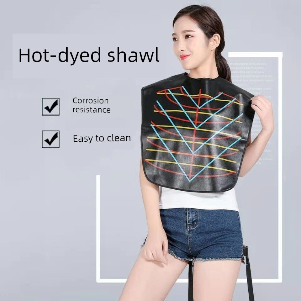 Professional Hair Treatment Shawl Waterproof Thickened For Home Hairdressing