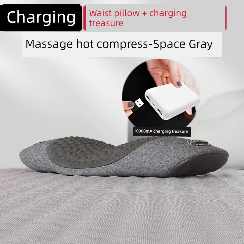 Japanese Lumbar Muscle Pad Lumbar Disc Waist Massage Tool Strain Lying Flat Sleep Lumbar Spine Professional Apparatus Heating Waist Pillow