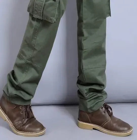 Outdoor Hiking Cotton Male Trousers Baggy Aesthetic Korean Style Cheap Y2k Vintage Men's Cargo Pants Fashion Slacks New In Long