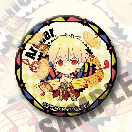 58mm Saber Novelty Special Use Hot Style Costumes Badge Anime Peripherals Backpack Decoration School Supplies for Kids Students