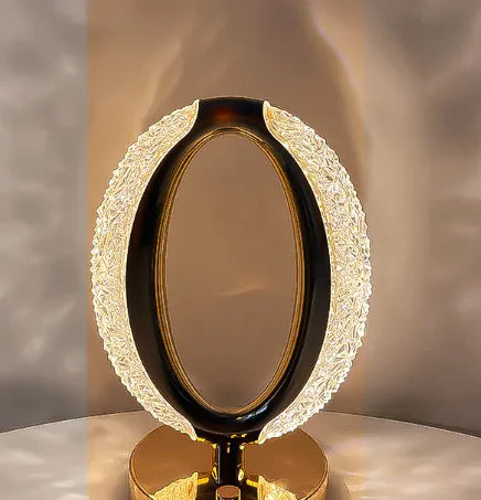 Luz de noche táctil con forma de estrella de cristal