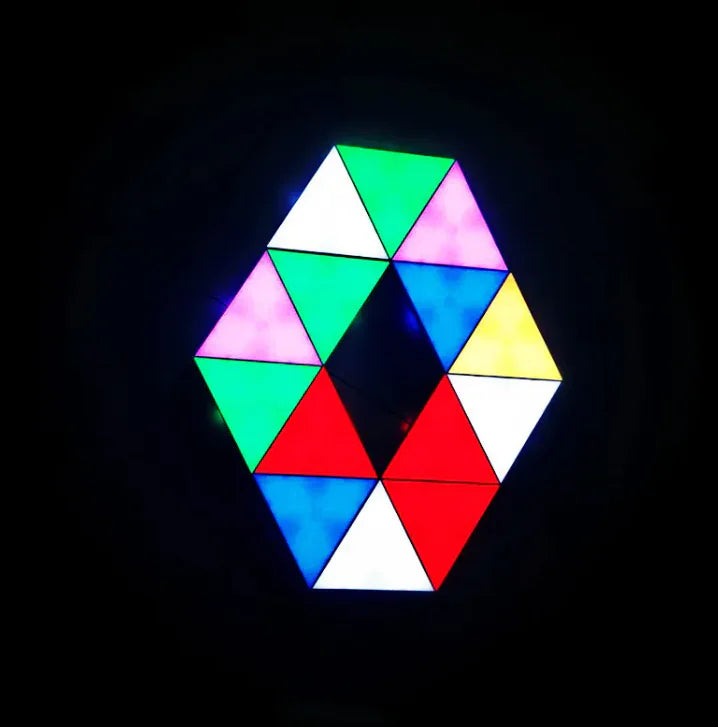 Luces modulares triangulares